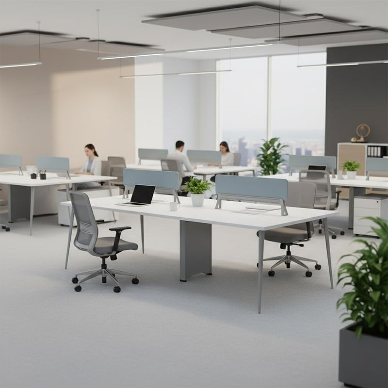 Neo Front 4-Seater Workstation Office Table - Image 1