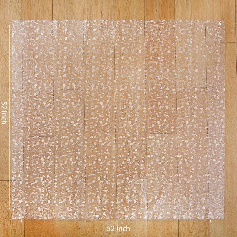 MatLeya Plastic Splat Mat for Baby, Easy Cleaning Vinyl Floor Mat for Eating Messes, Waterproof High Chair Floor Protector Feeding Floor Cover by MatLeya - Image 2