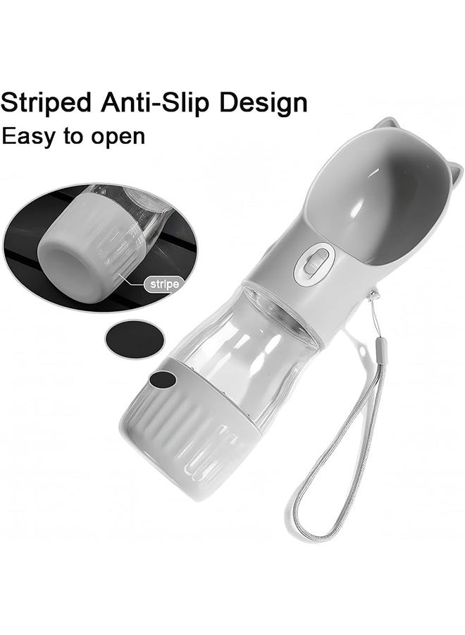 Dog Water & Food Bottle, Portable, Leak-Proof Water Bottle with Food Container for Outdoor Walking, Pet Water Dispenser for Puppy, Cats, Hamsters, Rabbits and Other Animals - Image 5