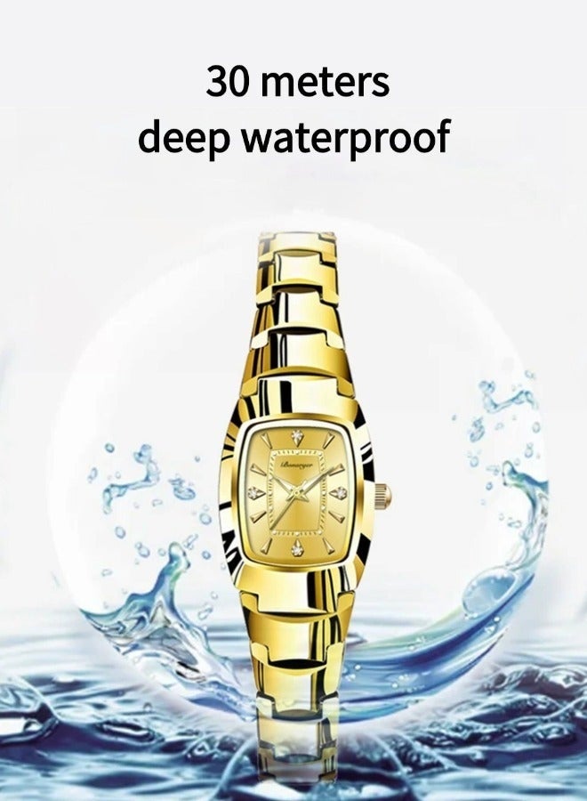 BONARGER Womens waterproof quartz watch（Gold watches, ladies quartz watches stainless steel watches, business fashion watches） - Image 4