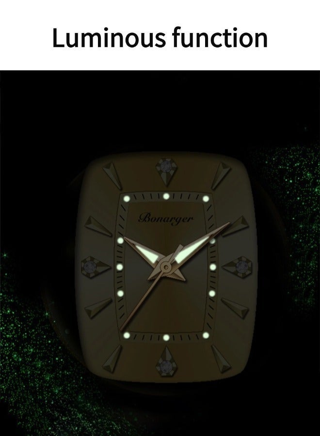 BONARGER Womens waterproof quartz watch（Gold watches, ladies quartz watches stainless steel watches, business fashion watches） - Image 5