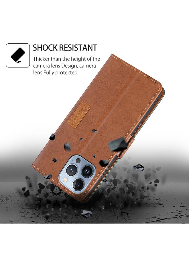 Zaboon Case For Infinix Note 40 Pro 5G Contrast Color Side Buckle Leather Phone Case - Image 3