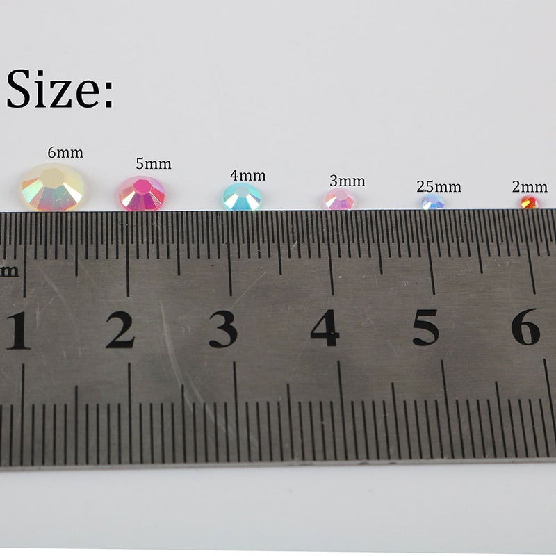 Selling Semi-Circle Resin Diamond Fantasy Jelly Ab Color Nail Diamond Mobile Phone Case Violent Bear Sticker Diamond Diy Accessories - Image 4