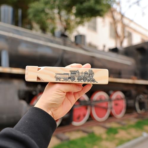 Fartime Solid Wood Train Whistle 4 Tone Musical Toy for Kids (1 pack) - Image 5