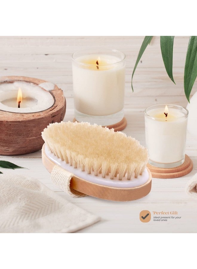 NIDY® Wet and Dry Body Brush Exfoliator Soft Bristle Brush Naturally Exfoliates Dead Skin, Smooths Cellulite, Slows Aging, Body Brush, Natural Bristle Exfoliating Body Skin Dry Brush for Lymphatic - Image 5