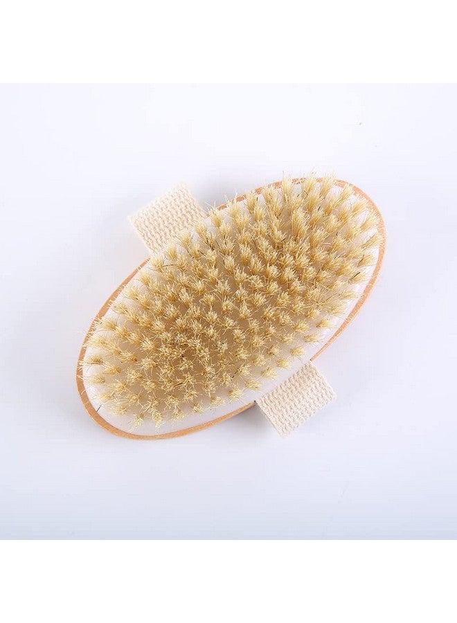 NIDY® Wet and Dry Body Brush Exfoliator Soft Bristle Brush Naturally Exfoliates Dead Skin, Smooths Cellulite, Slows Aging, Body Brush, Natural Bristle Exfoliating Body Skin Dry Brush for Lymphatic - Image 4