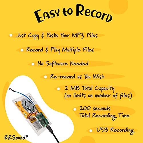 EZSound MultiPlay Light Activated Recordable Sound Chip | Records and Plays Multiple Songs and Messages | Create Recordable Custom Music Box | Light MP3 Music Sensor for Crafts, Hobbies, and Keepsakes - Image 4