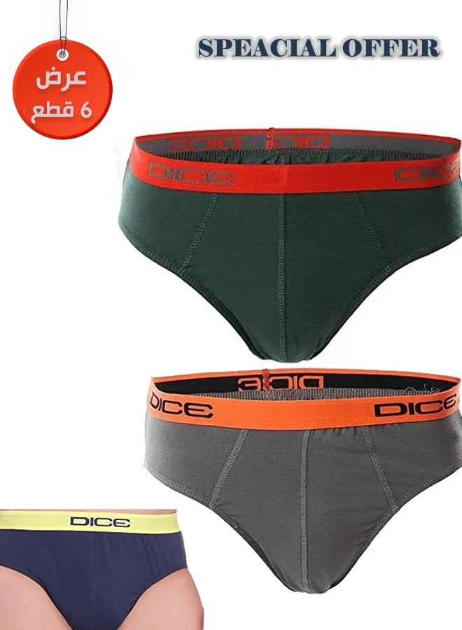 دايس بوكسرات داخلية رجالى مريحة وعالية الجودة وخفيفه للاستخدام اليومي – 6 قطع - Image 3