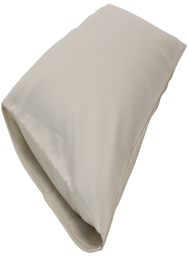 Bean Products Japanese Pillowcase (14x20) - Enclosed Sleeve Style - Made in USA - Organic Natural - Image 1