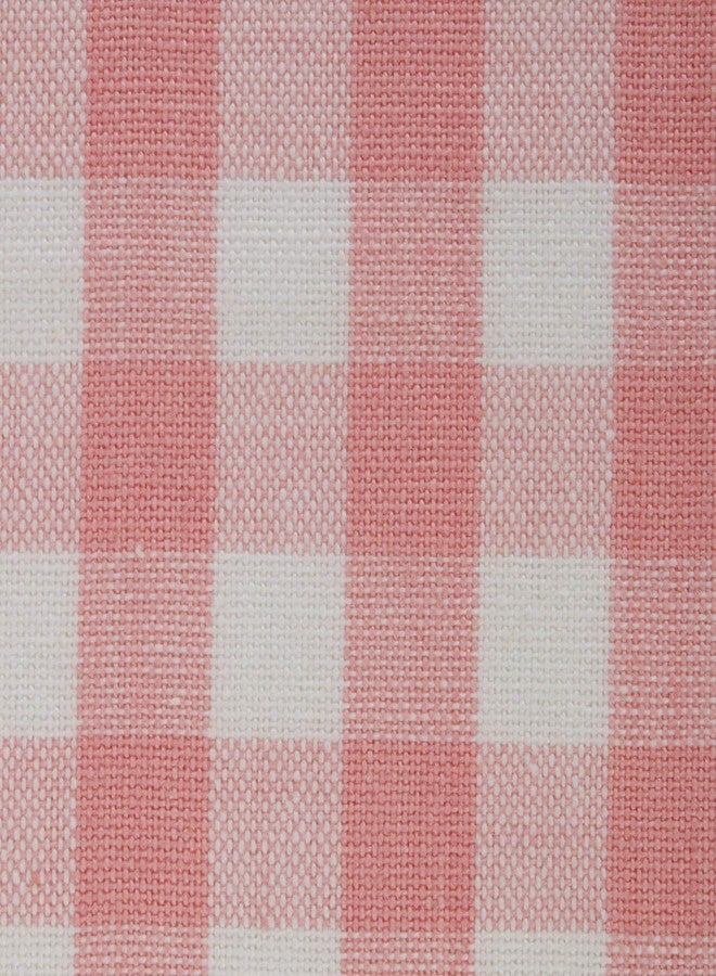 DII Gingham Check Tabletop Collection, Pink, Placemat Set - Image 2