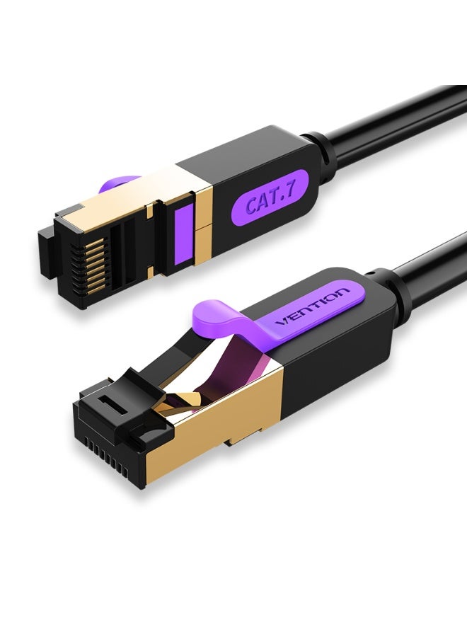 VENTION Cat.7 SSTP Patch Cable 0.5M Black Model # ICDBD - Image 1