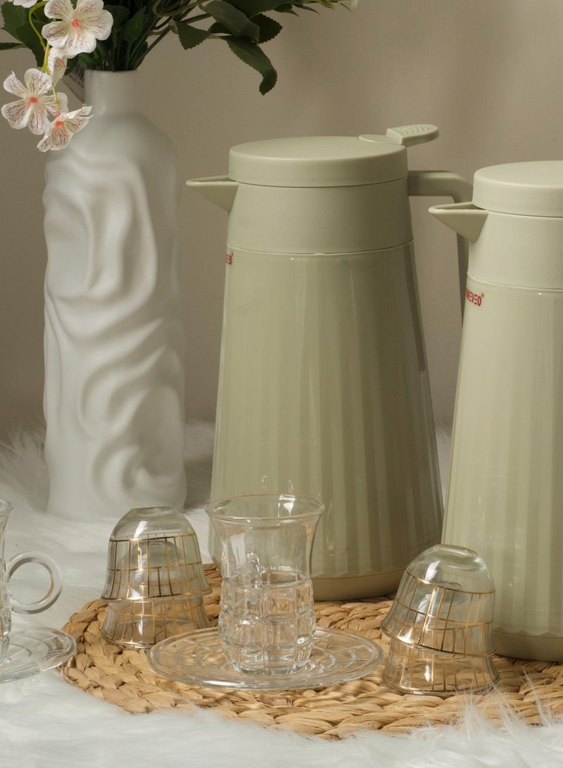 HOMEVEO Fragrant 1-liter thermos set - elegant hospitality and quality performance - Image 2