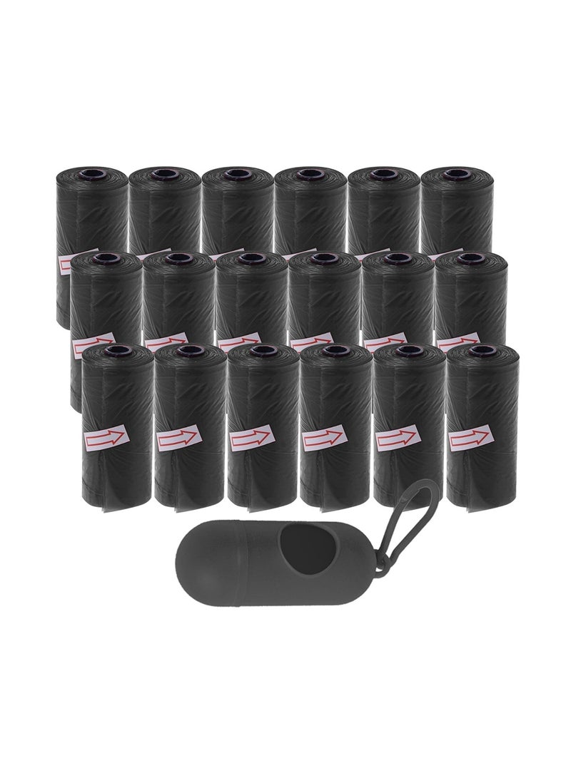 STAR BABiES Star Babies Disposable Scented BAG Pack of 18 (276 Bags) & Dispenser - Black  - Image 1