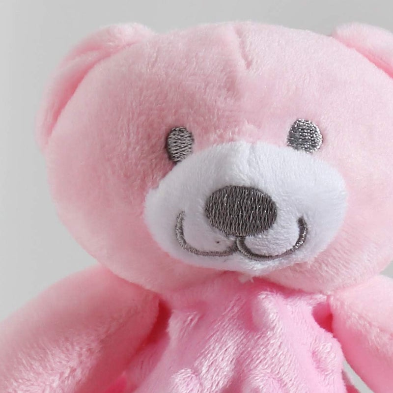 CREVENT Pink Bear Baby Security Blanket - Image 5