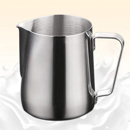 THW® Stainless Steel Milk Frothing Pitcher – 150 ML Latte Pourer Jug for Cappuccino & Coffee – Lightweight & Portable, Ideal for Home & Restaurant Use - Image 3