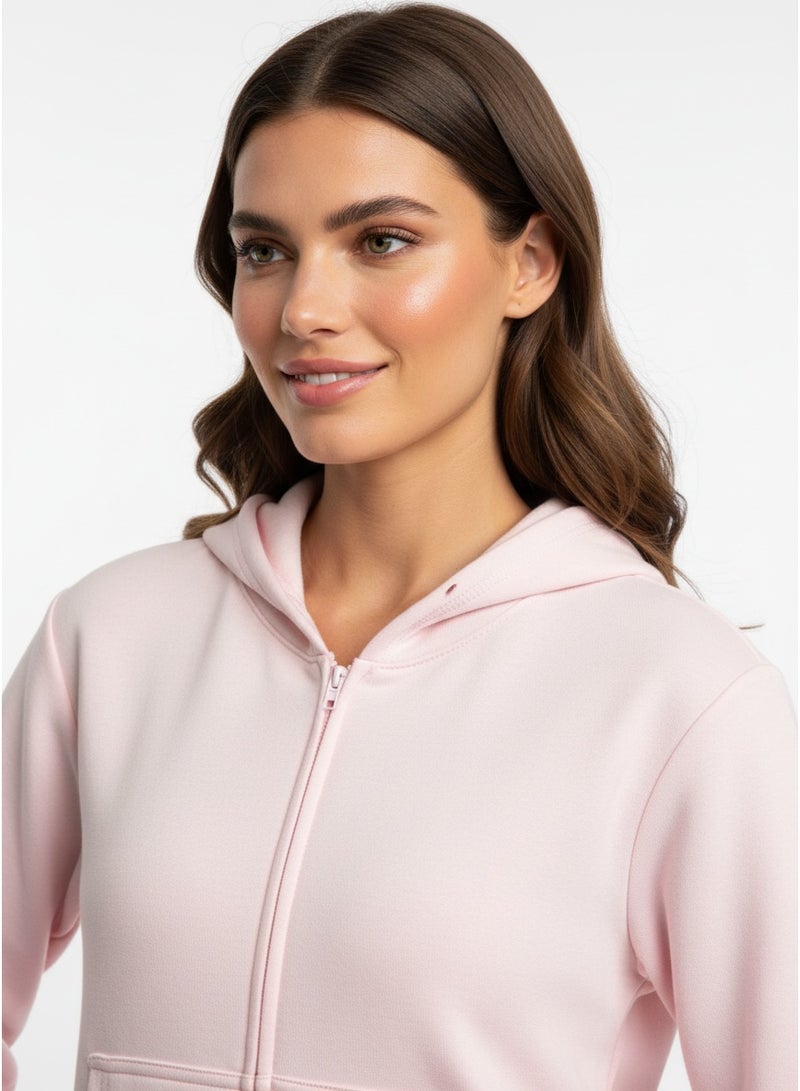 Hanes Full-Zip Fleece Hoodie - Image 3