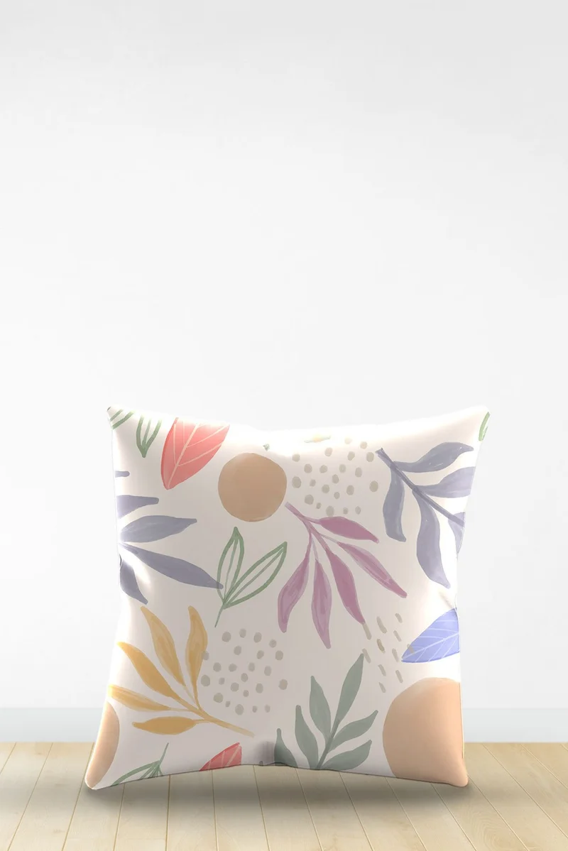 ارتافيسا Double Sided Digital Printed Decorative Faux Leather Throw Pillow Cover
