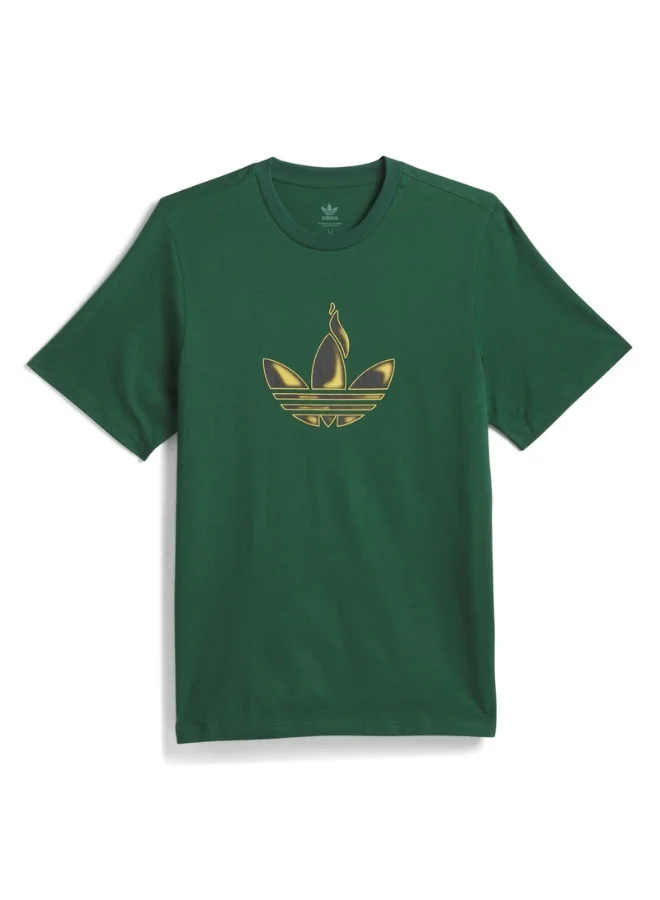 Adidas adidas TREF TORCH TEE Green Originals Unisex T-SHIRTS