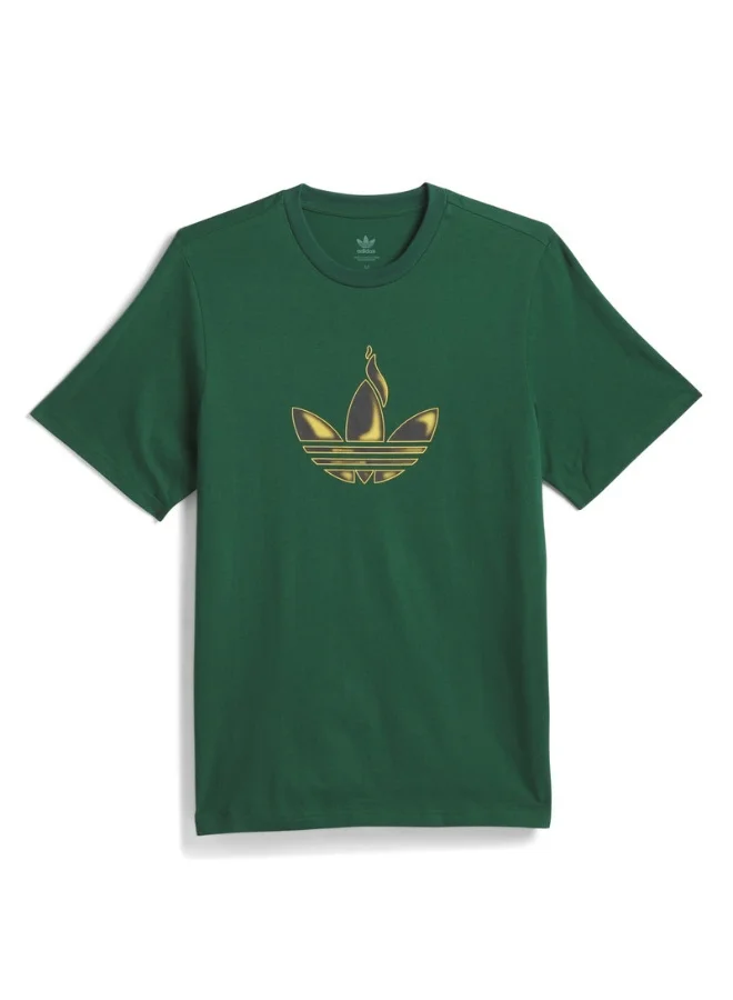 Adidas adidas TREF TORCH TEE Green Originals Unisex T-SHIRTS