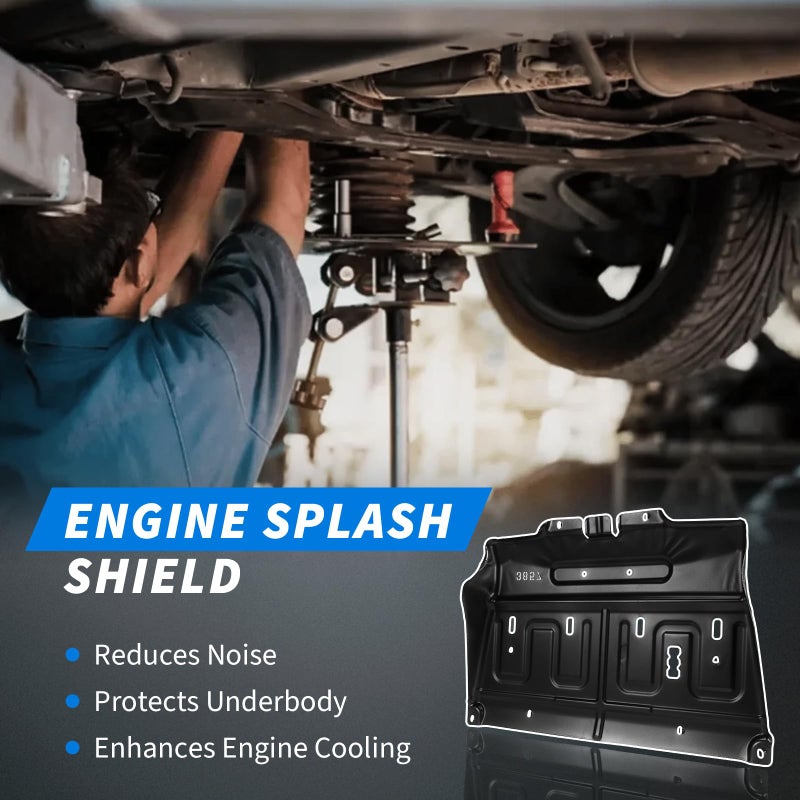 Lazenta ML3Z-7222-D Front Engine Splash Shield Upgrade Manganese Steel Compatible with 2015-2020 Ford F150,Front Under Car Splash Shield Lower Cover - Image 3