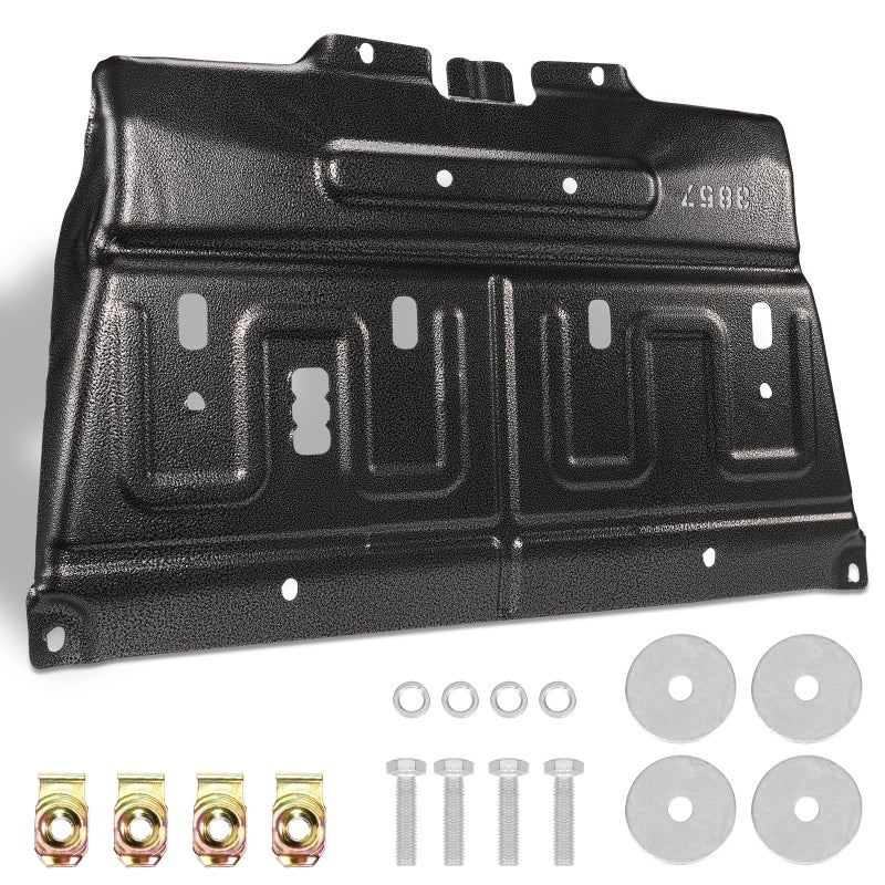 Lazenta ML3Z-7222-D Front Engine Splash Shield Upgrade Manganese Steel Compatible with 2015-2020 Ford F150,Front Under Car Splash Shield Lower Cover - Image 1