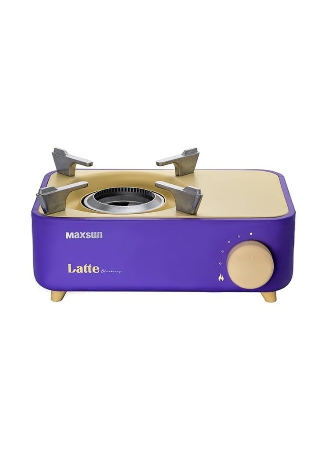 MAXSUN Mini Camping stove Latte series Beautiful Stainless steel quality Portable stove with Carry case Purple - Image 2