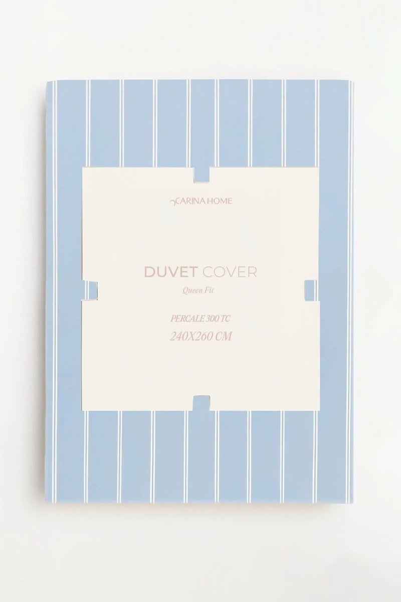 Carina Percale Queen Duvet Cover (TC300) - Image 1