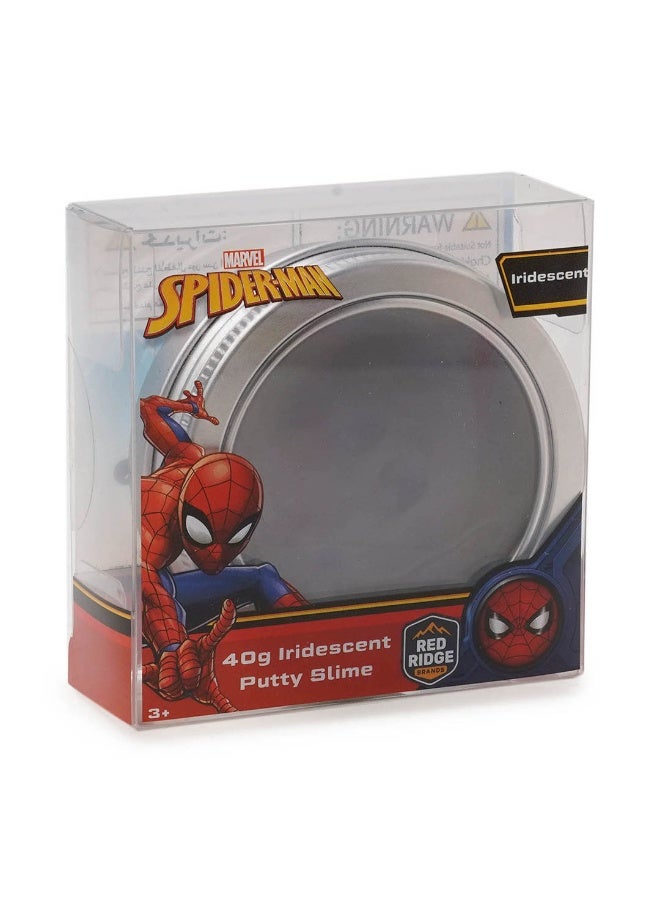 MARVEL Spider-Man 40g Iridescent Putty Slime | Stretchy  & Non-Toxic Sensory Play Putty | Blue-Purple |Ideal for Gifting | Age 3+ Year - Image 2