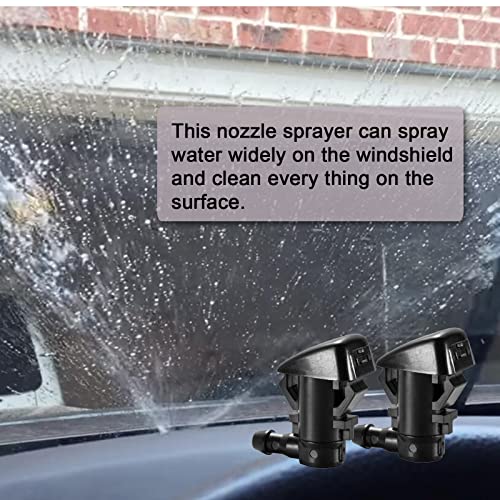 YIENAKFUN Front Windshield Washer Nozzle Kit fit for 05-16 Jeep Grand Cherokee, 05-13 Chevy Malibu, 05-10 Pontiac G6, 07-10 Saturn Aura Replaces 55372143AB 55079049AA Wiper Washer Nozzle Spray Jet - Image 4