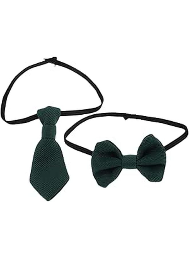 Miniature Doll Bow Tie Necktie Set Soft Accessories Vibrant Colors For Dress Up - Image 1