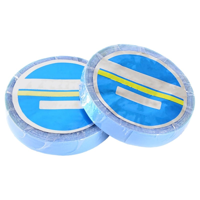 Hair Extension Tape Roll 36 Yards, Double-Sided Adhesive for Wigs, Toupees, Lace Fronts, and Hair Systems, Blue Liner for Clean Application - Image 1