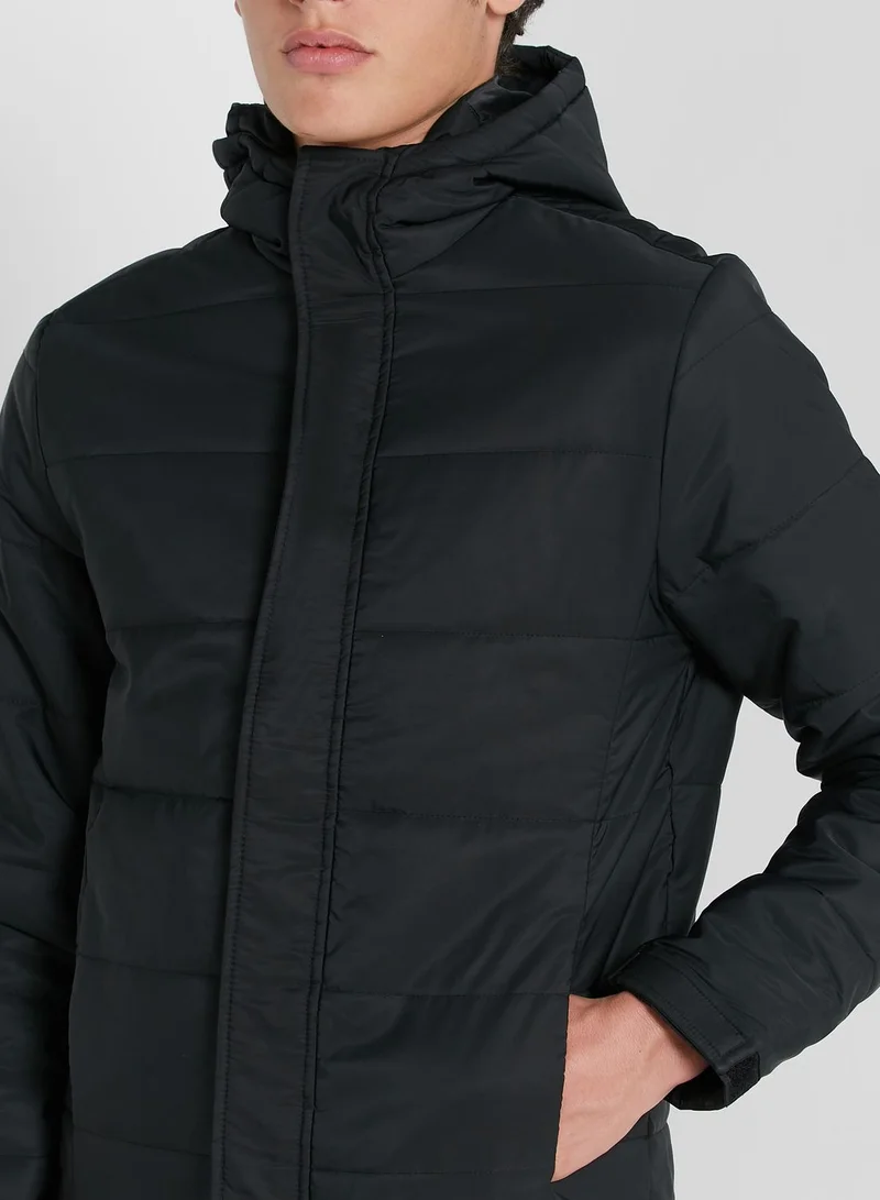 Seventy Five  Padded Hooded Coat for Men | Best Price UAE