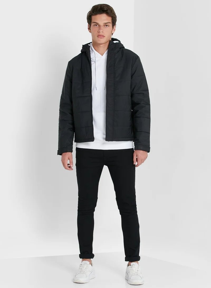 Seventy Five  Padded Hooded Coat for Men | Best Price UAE