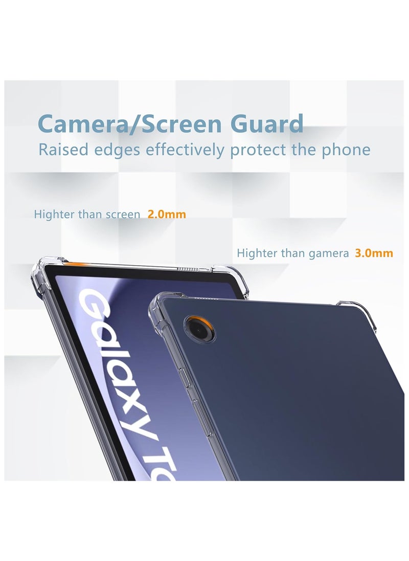 Generic - Case for Samsung Galaxy Tab A9 Plus 11 inch, Advanced Airbag Drop Protection Case, Flexible Clear TPU Shockproof Anti-Scratch Cover Slim-Fit Case for Galaxy Tab A9 Plus - Image 1