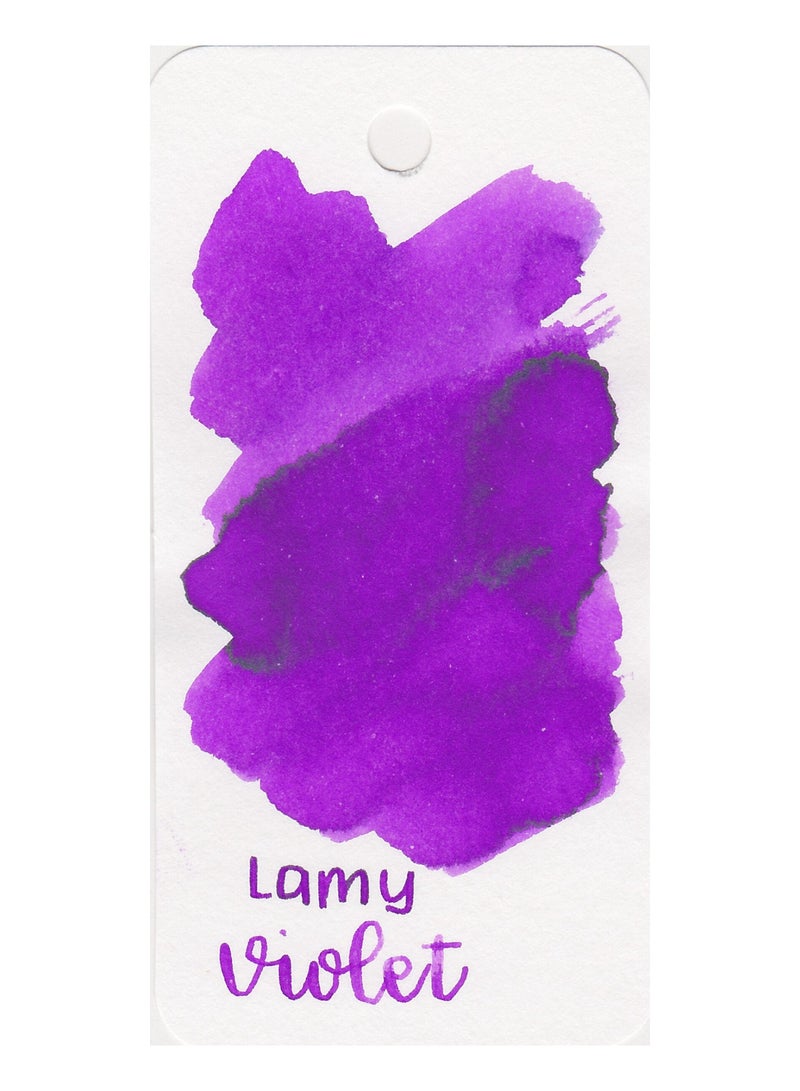 LAMY 5-Piece Fountain Ink Pen Cartridge Violet  - Image 2