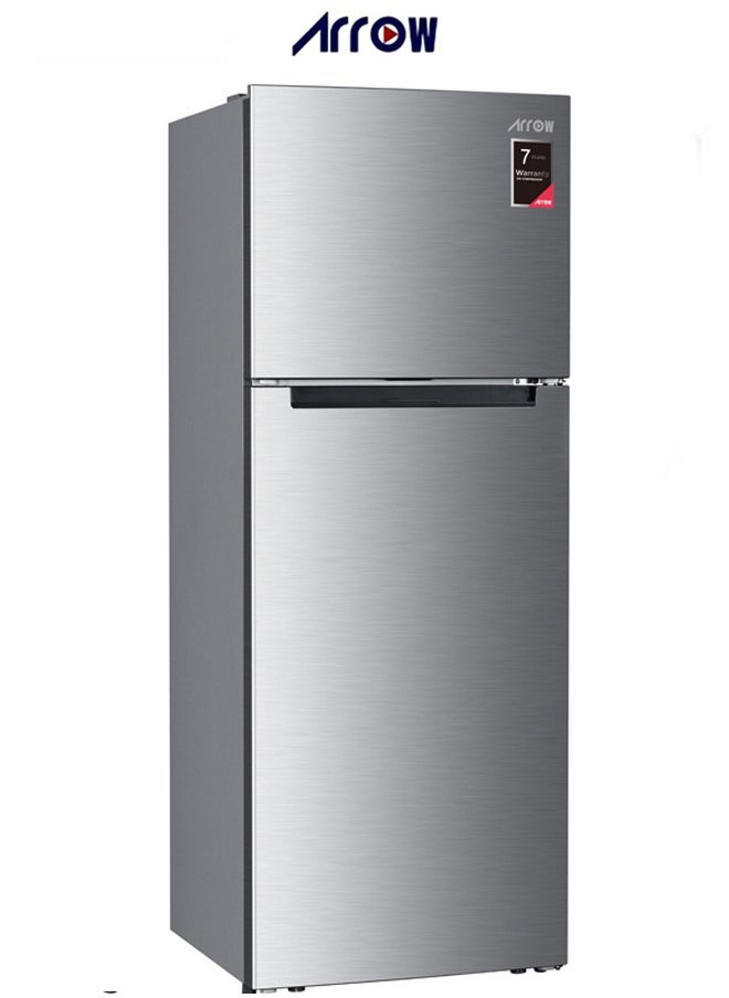 415L Double Door Refrigerator, 14.7 Cu. Ft. Capacity with Electronic Temperature Control, Refrigerator Net Capacity 321L and Freezer Net Capacity 94L Airflow Cooling, Automatic Defrost, Recessed Handle, Interior Light, Wheels | RO2-590NF