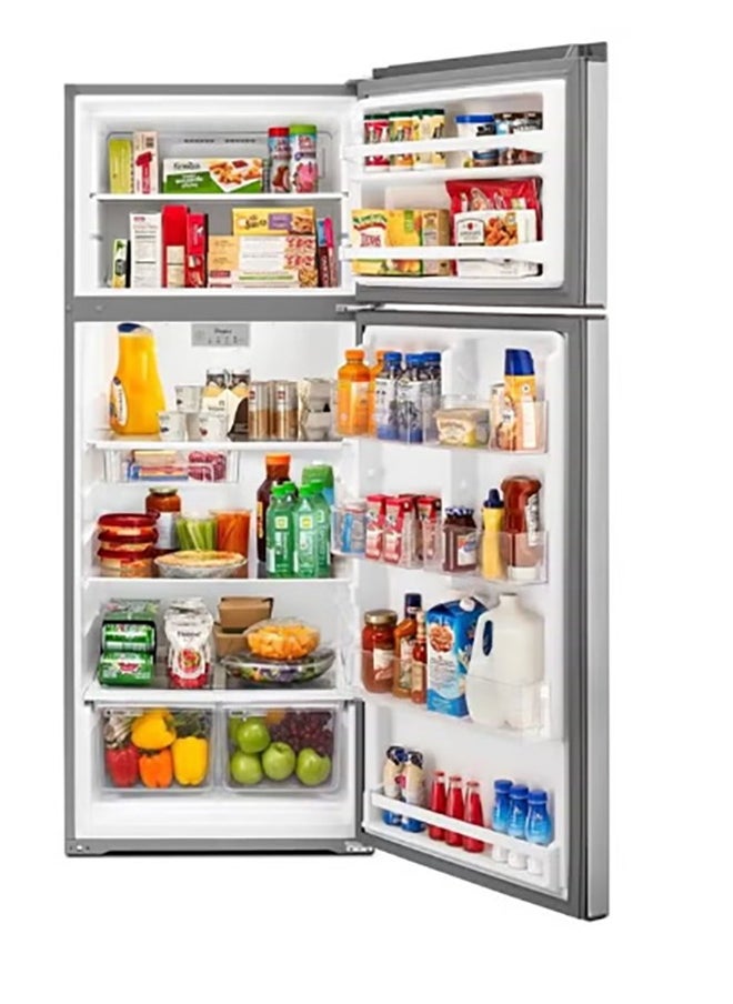 Arrow 415L Double Door Refrigerator, 14.7 Cu. Ft. Capacity with Electronic Temperature Control, Refrigerator Net Capacity 321L and Freezer Net Capacity 94L Airflow Cooling, Automatic Defrost, Recessed Handle, Interior Light, Wheels | RO2-590NF  - Image 2