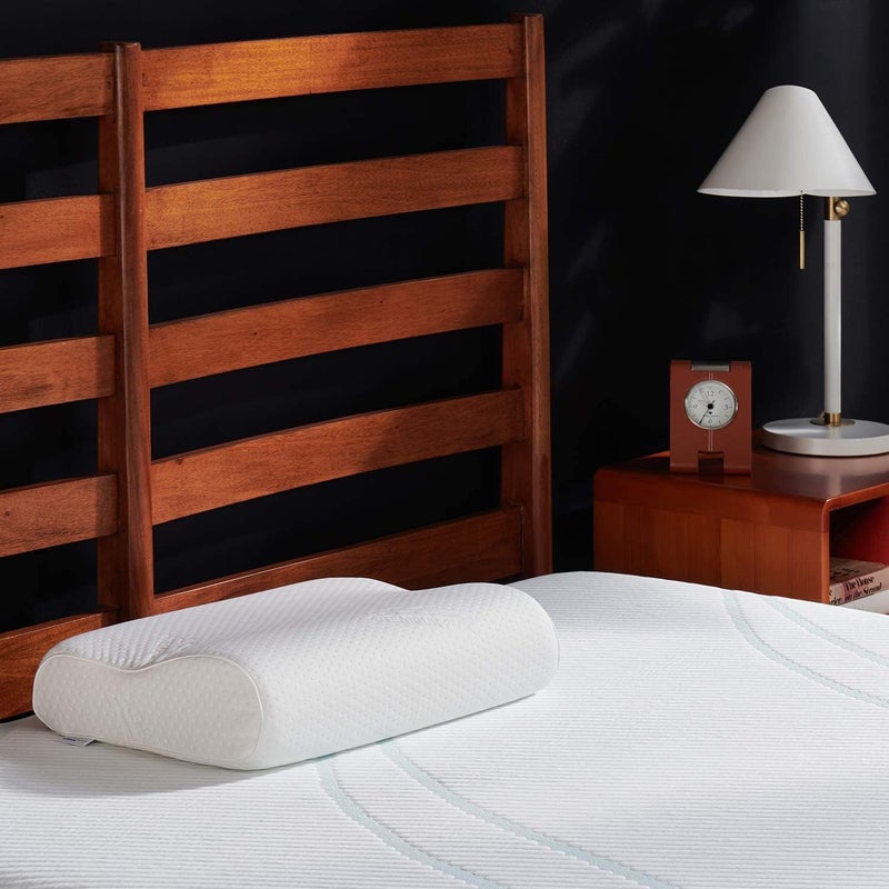 Tempur-Pedic TEMPUR-Ergo Neck Pillow, Large Profile, White - Image 1