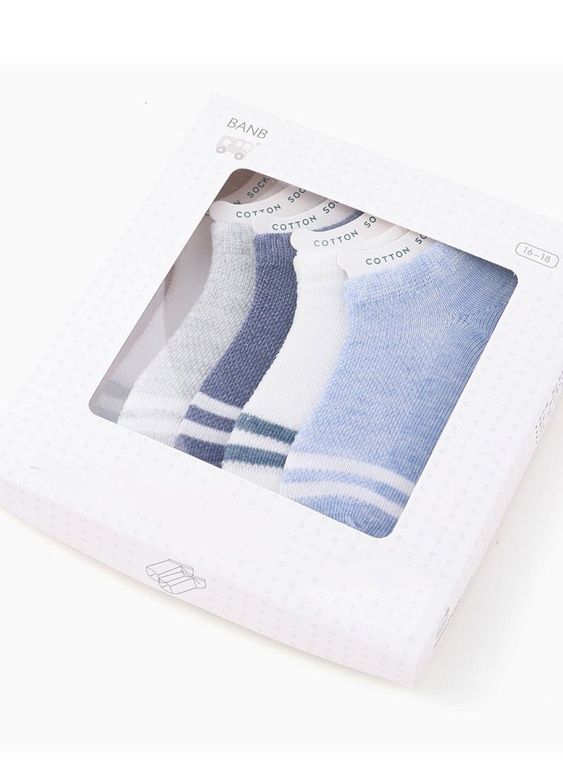 RARELY Pack Of 5 Toddler Boys Mesh Fishnet Ankle Socks 6-8Y  - Image 5