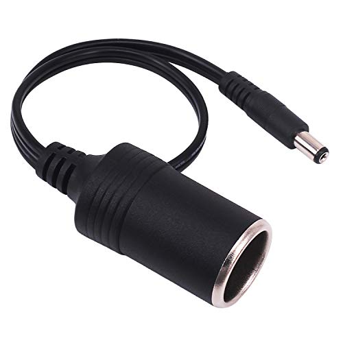 Yeebline Cigarette Lighter Power Supply Cable 2Pack Car Cigarette Lighter Female Socket to DC 55mm x 21mm Plug Jack Adapter - Image 3