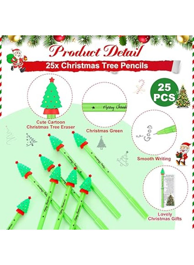 25 Sets Funny Christmas Gel Ink Pens Set with Legend Cards - Image 2