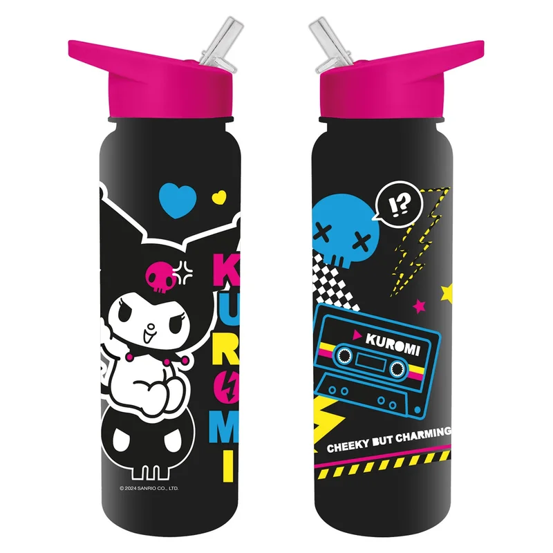 بيراميد KUROMI (PUNK VIBES) PLASTIC DRINKS BOTTLE