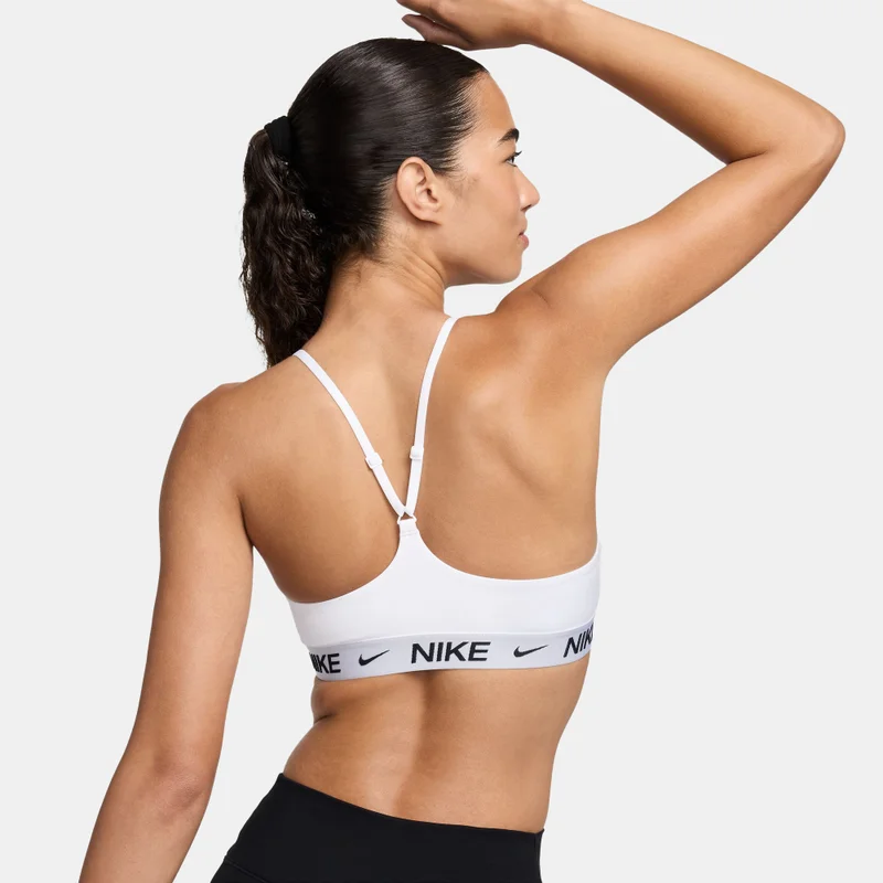 Nike White Women's Indy Dri-FIT Light-Support Padded Training Sports Bra for Women | Best Price UAE