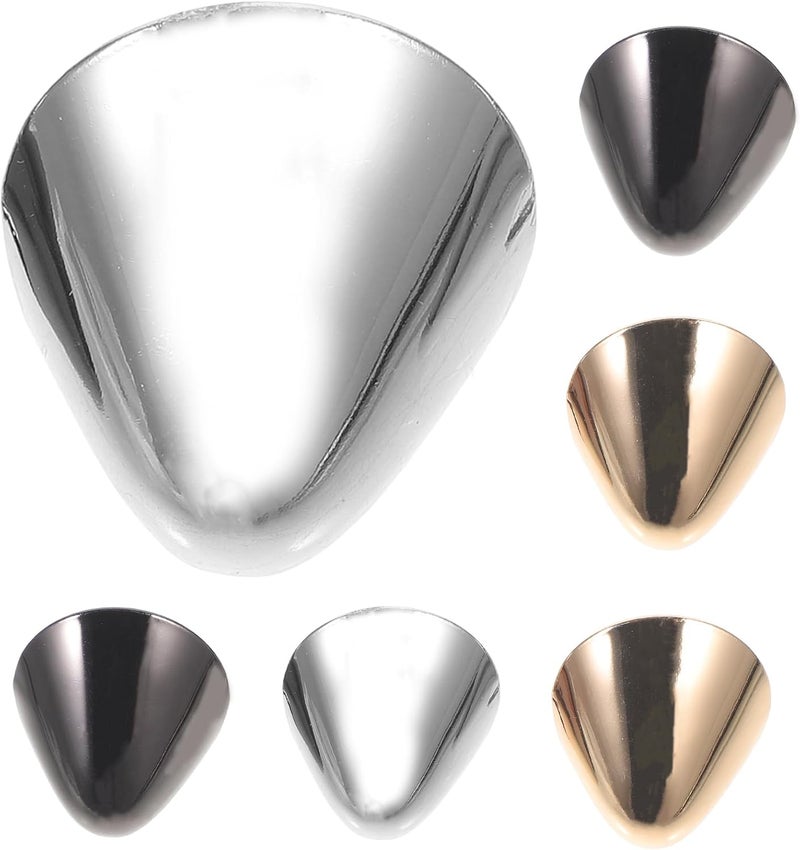KESYOO KESYOO 3Pairs Metal Shoes Pointed Protector High Heels Toe Cap Cowboy Boot Tips Elegant High Heels Tip Cover