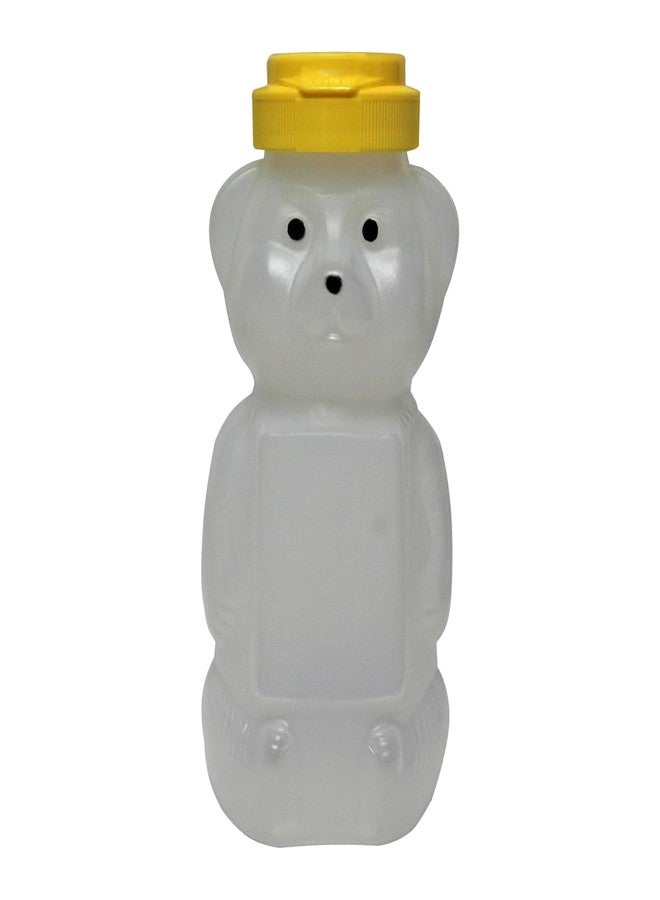 Mann Lake Honey Bear Dispensers, Attractive Opaque Design, Convenient Flip-Top Lids, Ideal Honey Storage, Durable Plastic, 24-Pack, 12 oz - Image 1