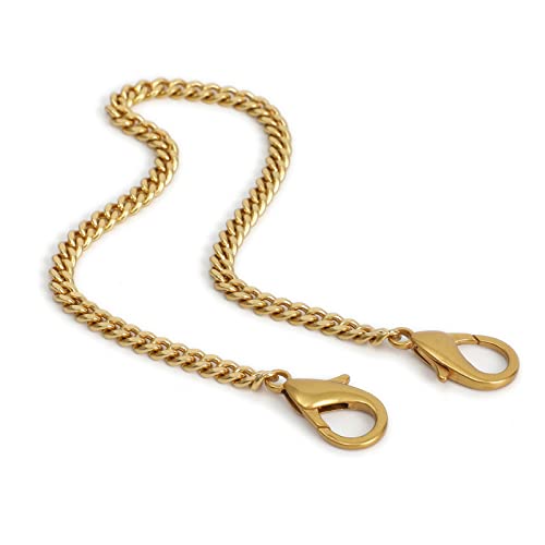 Yichain Mini Nice Purse Chain Strap Replacement Handbag Crossbody Shoulder Purse Strap Accessories Charms (Antique Gold,13 Inch) - Image 1