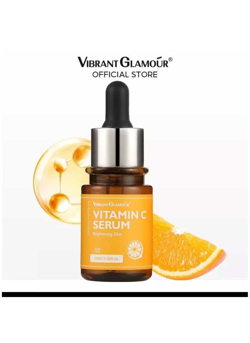 Vibrant Glamour - Vitamin C Whitening Face Serum 30ml , Whitening, Anti Aging, Wrinkles, Brightening, Fade Dark Spot, Collagen, Moisturizer, Beauty Products, Repair. - Image 1