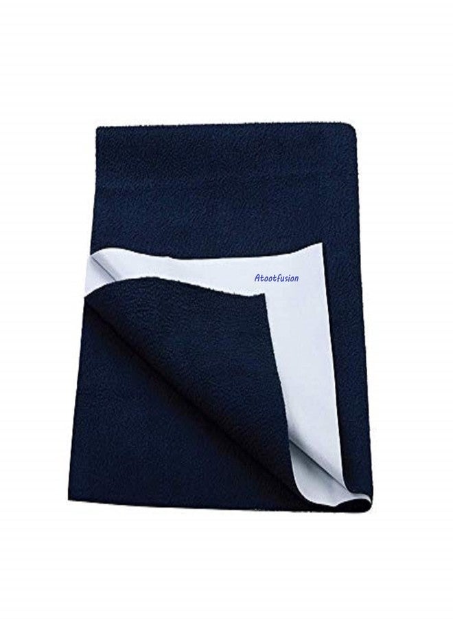H B MSALA (DEVICE) HBM Soft & Water Proof Baby Dry SheetProtector,Reusable Bed Underpad, Waterproof Bed Pad & Pee Pad, Perfect for Kids, Adults, The Elderly (Dark Blue, Extra Large (200 x 140 cm)) - Image 1