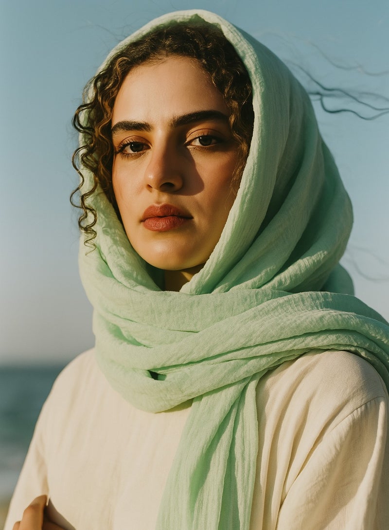 ذا انتايتيلد بروجكت تيل مي مور - كرينكل أورغانيك كوتون سكارف - Image 4