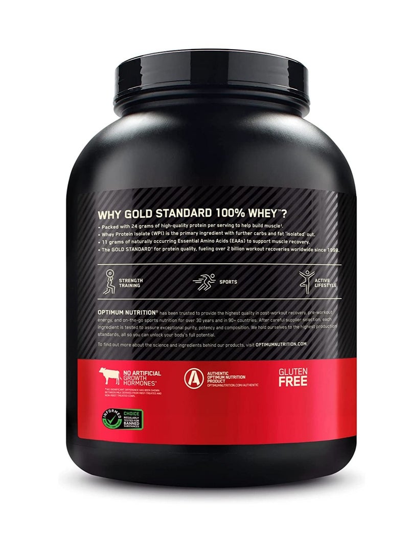 ON Gold Standard 100% Whey Protein Powder Vanilla Ice Cream 5lbs - Image 3